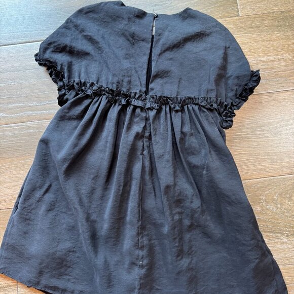 Zara trf collection black babydoll dress size small - Picture 5 of 10